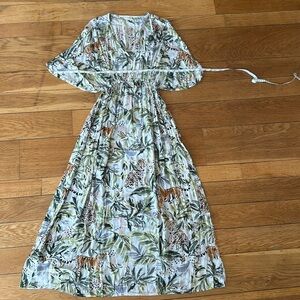 Tiger and Leopard Print Caftan